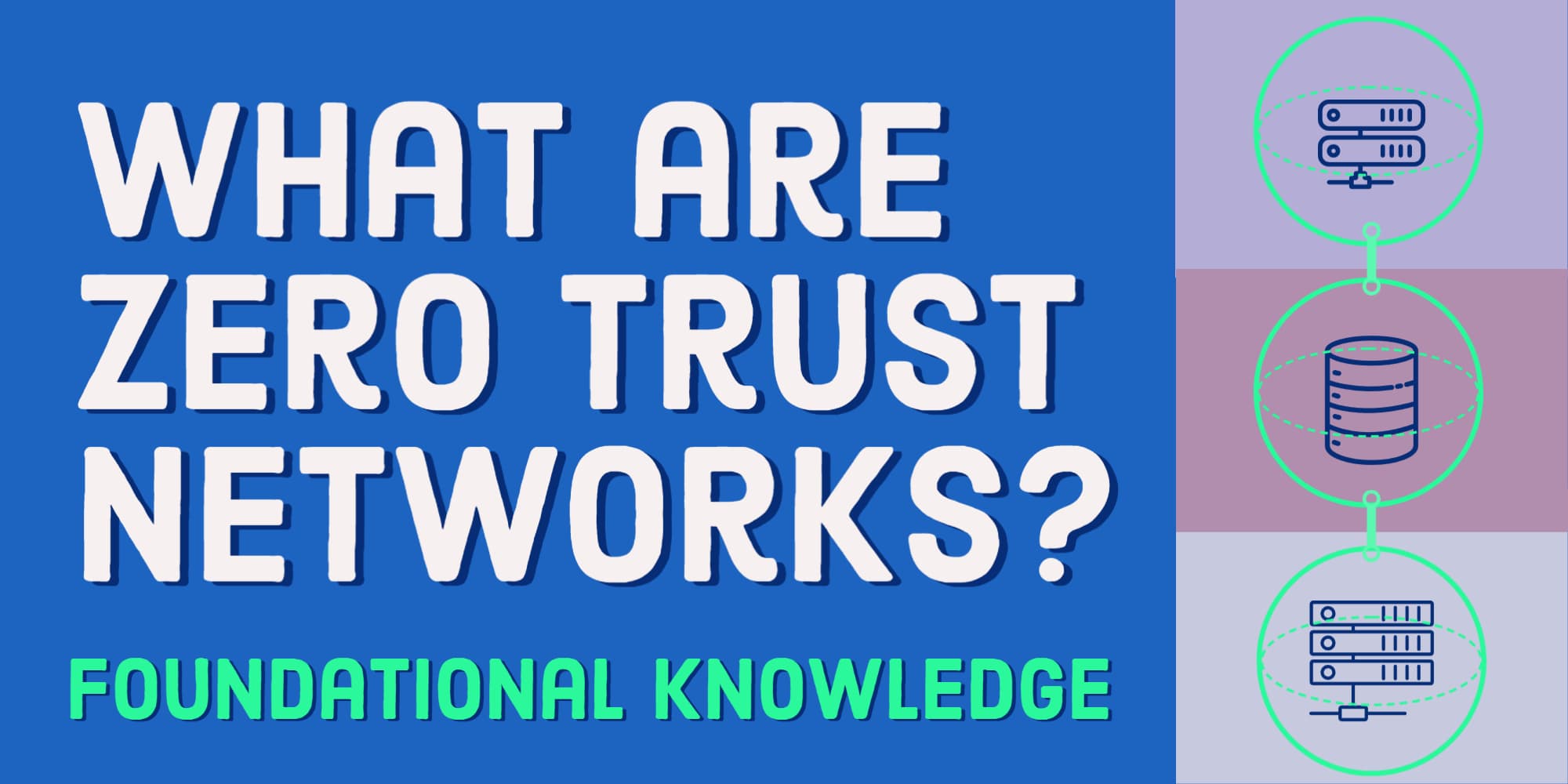 What are Zero Trust Networks? Foundational knowledge